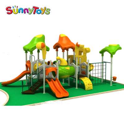 colorful outdoor children playground equipment slide