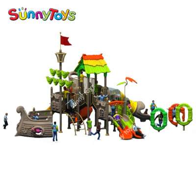 park outdoor playground pirate ship