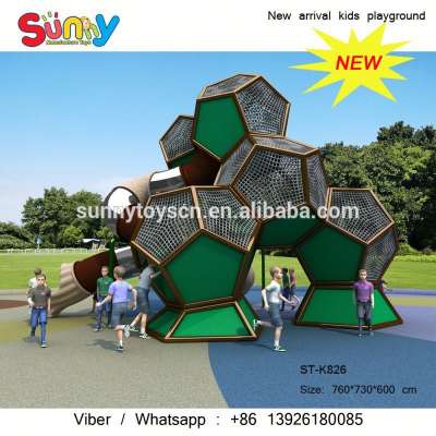 China plastic swing and slide factory high quality engineering plastic outdoor playground