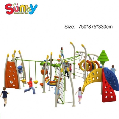 Fashionable kindergarten pirate ship playground used outdoor commercial playground equipment