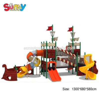 2018 small plastic slide with swing kid slide for preschool